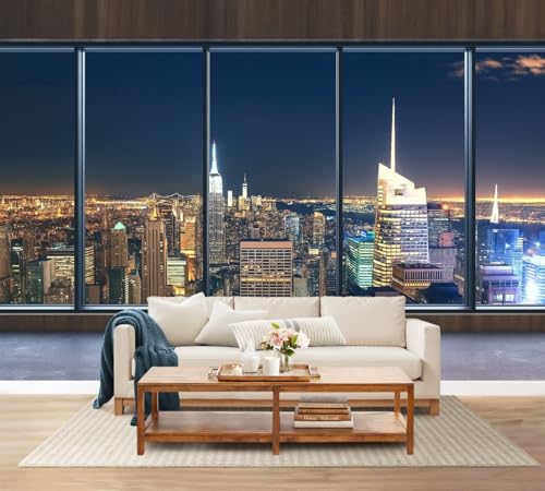 100"x144" NYC Skyline Wall Mural Peel & Stick Wallpaper