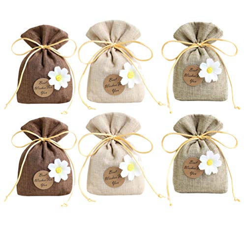 6 Peças Saco De Sachê Bolsa Sachê Para Carro Sachês De Algodão Lavanda Saquinhos Sacolas De Pano Sac