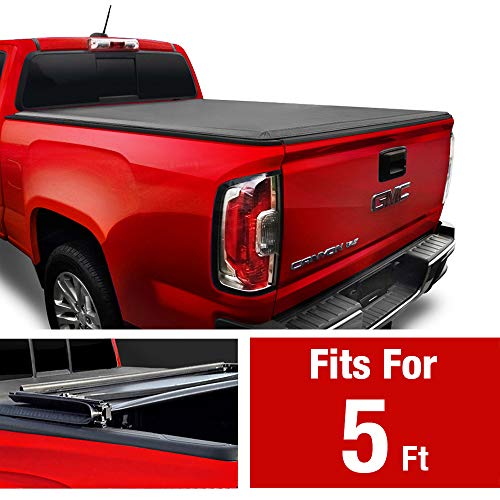 MaxMate Soft Tri-Fold Truck Bed Tonneau Cover for 2015-2020 Chevy Colorado/GMC Canyon |