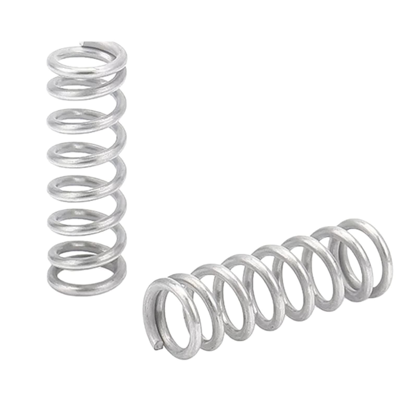 5 Molle A Compressione In Acciaio Inox 304 - 3mm Diametro, 0.3mm Filo, 5mm Lunghezza - Foto 2