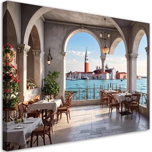 Tableau decoration murale Venise 60x40 cm pour habiller une décoration chambre moderne