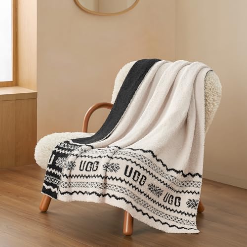 UGG Northstar Throw Blanket Soft Feather Knit...