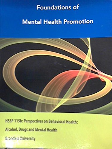 Foundations of Mental Health Promotion 1284028402 Book Cover