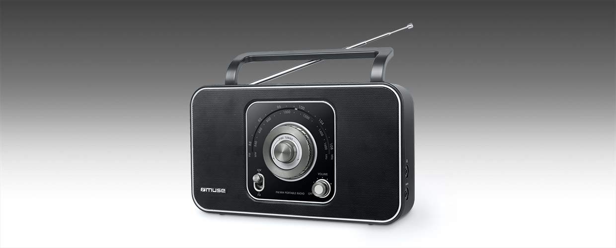Radio portable - Tuner Analog FM/MW - Antenne FM téléscopique - Aliment MUSE - M069R