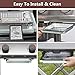 Uniflasy 67047 Catch Pan for Weber Spirit/Spirit II 200/300 Genesis and Genesis II LX200/300 Series Grill for Weber Traveler Drip Tray with 6415 Aluminum Liner, Replacement for Weber 67047 83156 6415
