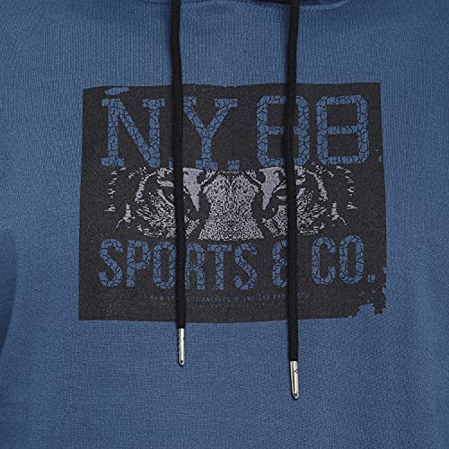 Image of Deniklo Mens Polyester Hooded Neck Sweatshirt