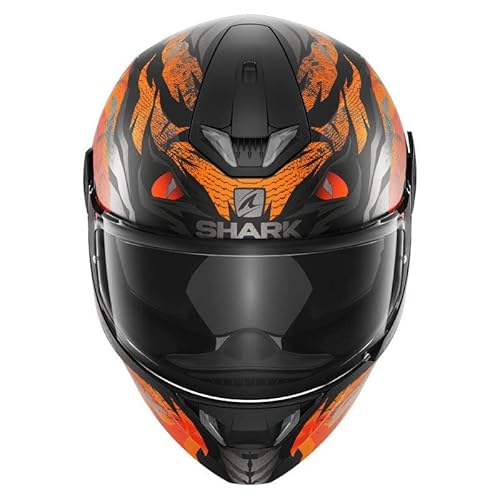 SHARK SKWAL 2 IKER LECUONA Mat Black Orange Silver...