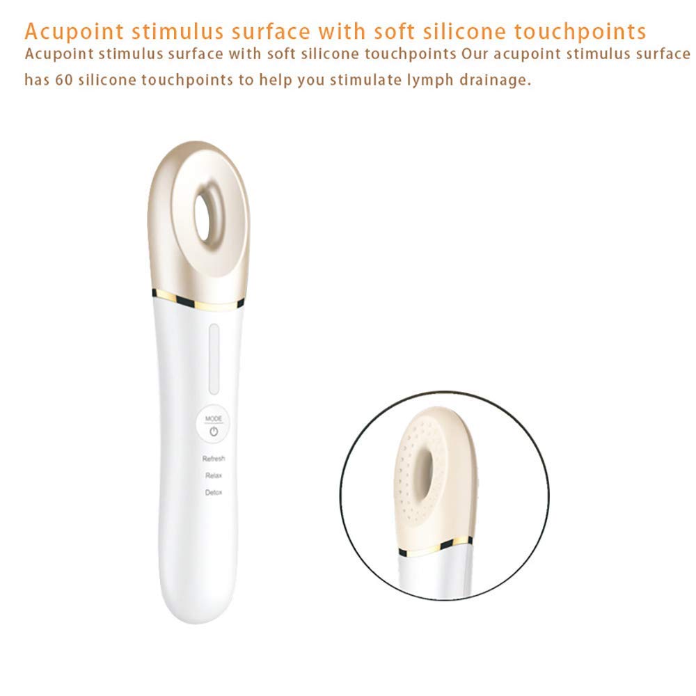 MU Massaggiatore per occhi, macchina per massaggio oculare portatile con ricarica wireless calda e fredda, pelle rassodante antietà, muscoli rilassanti degli occhi