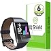 Fitbit Ionic Screen Protector (6-Pack), IQ Shield LiquidSkin Full Coverage Screen Protector for Fitbit Ionic Smartwatch HD Clear, Easy Install, Anti-Bubble Film