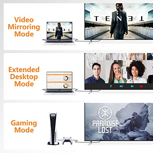 Tesmart 4K Hdmi Cable 5Ft Hdmi 2.0 High Speed 18Gbps Cable Supports 3D 4K@60Hz True Hd Dolby 7.1 Arc Hdcp 2.2 Compatible With Uhd Tv, Ps5, Ps4, Blu-Ray, Pc, Projector, Monitor（1.5M/5Ft #TOP3