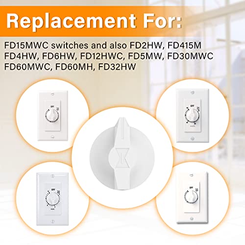 Molidan 146Mt574 Timer Knob For Fd Series Spring Wound Timers Replaces The 145Mt494A Model - 4 Pack #TOP3