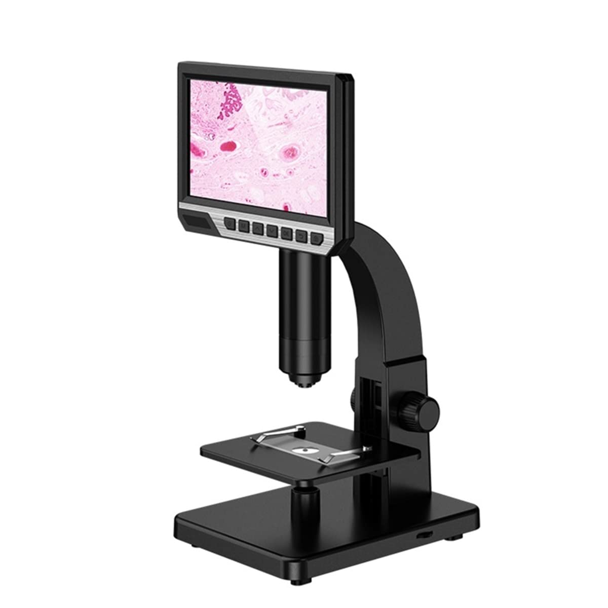 SePKUS Accesorios para Microscopios Pantalla de Alta definición de 7 Pulgadas 2000x Microscopio Digital 1 2MP Cámara de Video 1080p Durabilidad Y Rendimiento Confiable