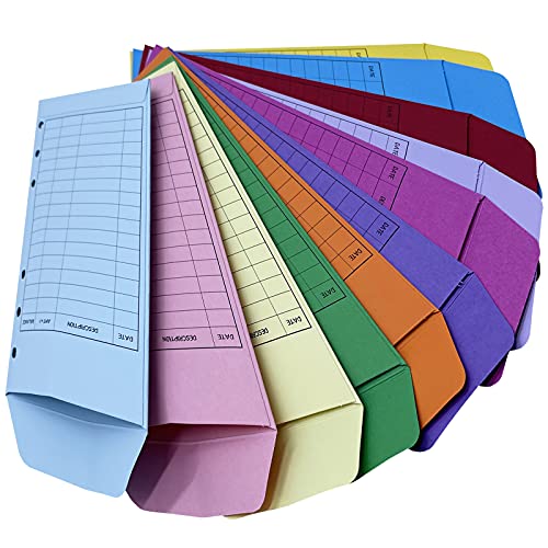 12 Pcs Budget Envelopes With Punched Holes For A6 Binder Cash Envelope System Wallet, Simple Budget Sheet Printed Pattern For Budgeting And Money Saving #TOP1