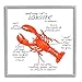 Stupell Industries Lobster Anatomy Nautical Sea Life Learning Chart, Design by Dishique