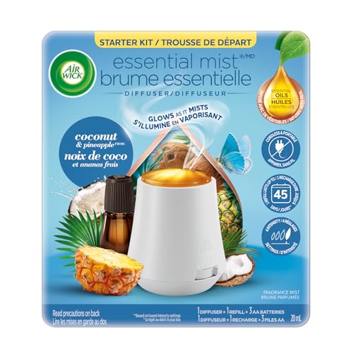 AIR WICK® ESSENTIAL MIST® - Kit - 1+1 Coconut & Pineapple™ 20 mL