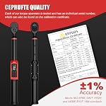Digital Torque Wrench 3/8 Drive,1.5-99.6Ft.lb/2-135Nm, ±1% Accuracy - Image 3