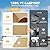 Carport Canopy Tent Sidewalls for 10x20x8.6FT Car Garage with Ball Bungees, Heavy Duty Portable Shelter Logic Replacement Covers (Frame is not Included) (Khaki)