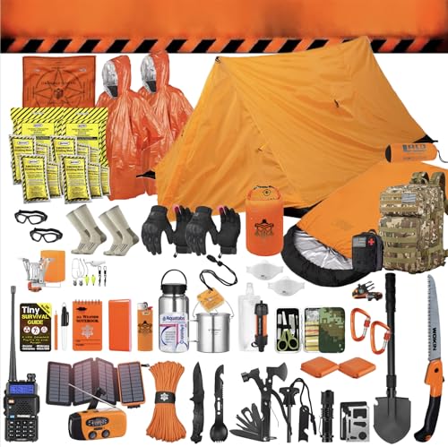 72-Hour 2-Person Survival Kit with Backpack & Gear