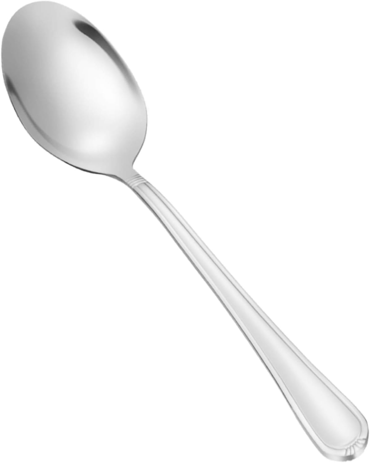 Spoons Set of 12 Stainless Steel Kitchen Soup Tablespoon, 7.87 Inches Dinner Spoons Silverware , Use for Home, Kitchen or Restaurant, Dishwasher Safe