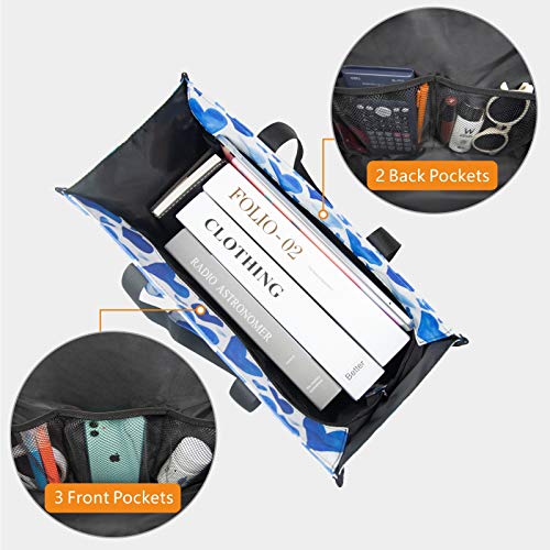 Image of TOPDesign Utility Water Resistant Tote Bag with 13 Pockets, Top Zipper Closure & Thick Bottom Support, for Working Women