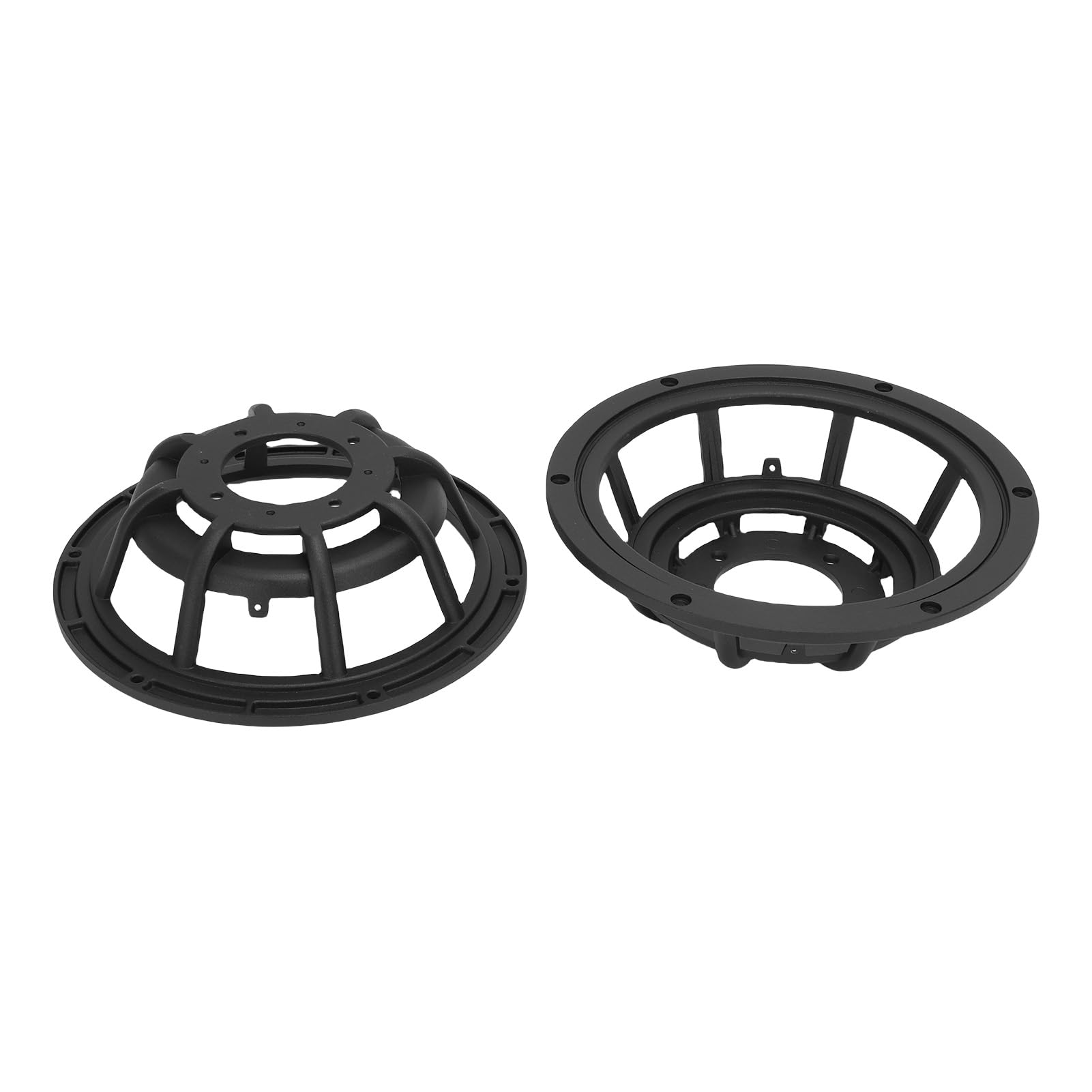 Ejoyous 2 Stück Lautsprecher-Beckenrahmen aus Gegossenem Aluminium, Woofer-Körbe, 223 Mm Außendurchmesser, 63 Mm Höhe, Rostfreie Lautsprecher-Reparaturteile für DIY-Subwoofer, PA-DJ