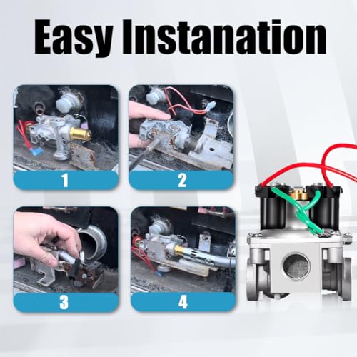 Image of GC6AA10E 93844 RV Water Heater Solenoid Gas Valve Replacement Fit for Atwood 6 and 10 Gallon Water Heaters Replace GC10A-4E G6A-8E G6A-6E G6A-4E G10-3E and Replace 93870 93321 92078