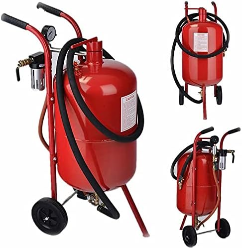 Portable 10 Gallon Pressurized Abrasive Air Sandblaster Sand Blaster W/Nozzle NEW,Jikkolumlukka