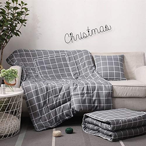Reisedecke Weiche 2-in-1 Flugzeugdecke 2 In 1 Karierte Decke Abdeckung Multi-Funktions-Auto-Kissen-Kissen Quilt Startseite Kissen Weihnachtsdeko Geburtstags-Geschenk GCSQF1021 Cover