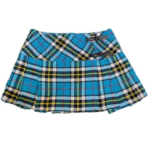 Mini Jupe Kilt Tartan Bleu/Noir EU 38 : Ne Choisissez Plus Entre Style et Confort