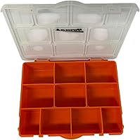 Vista 8 de Homak 6-1/4 pulgadas x 8 pulgadas caja de almacenamiento de plástico, corto, HA01086175