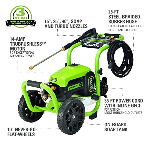 Greenworks 3000 PSI Electric Pressure Washer