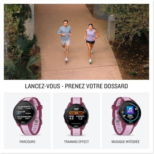 Garmin Forerunner 165 Music montre GPS running connectée AMOLED 43mm