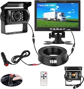 Andubest 7 Zoll Rückfahrkamera Set