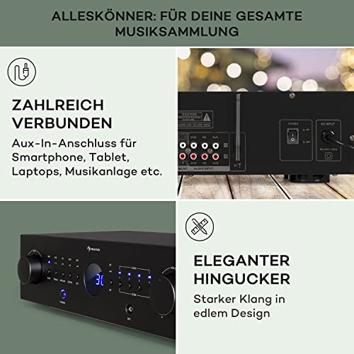 Stereo-Verstärker Auna HiFi Mini Verstärker für Zuhause