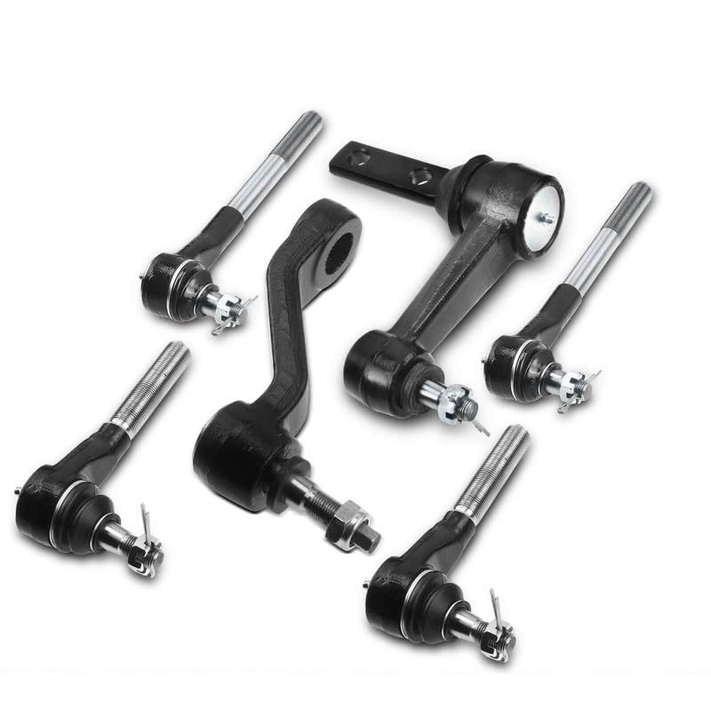 Replacement Parts for 6X Steering Idler&Pitman Arm Tie Rod End for Dodge Ram 1500 2500 3500 00-02 Mod-A58PP-41685
