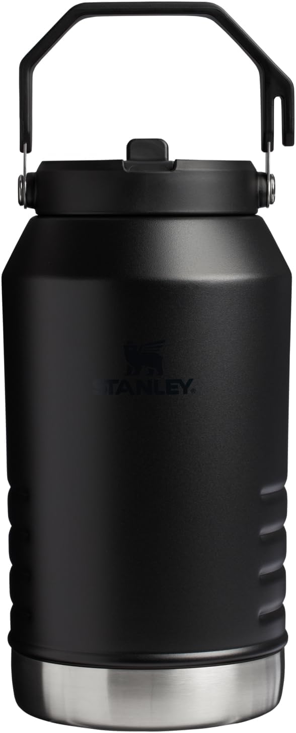 Stanley IceFlow 2.0 Flip Straw Jug with Handle 40 oz | Twist On Lid and Flip Up Straw | Leakproof for Travel and Sports | Insulated Stainless Steel | BPA-Free | Dried Pine