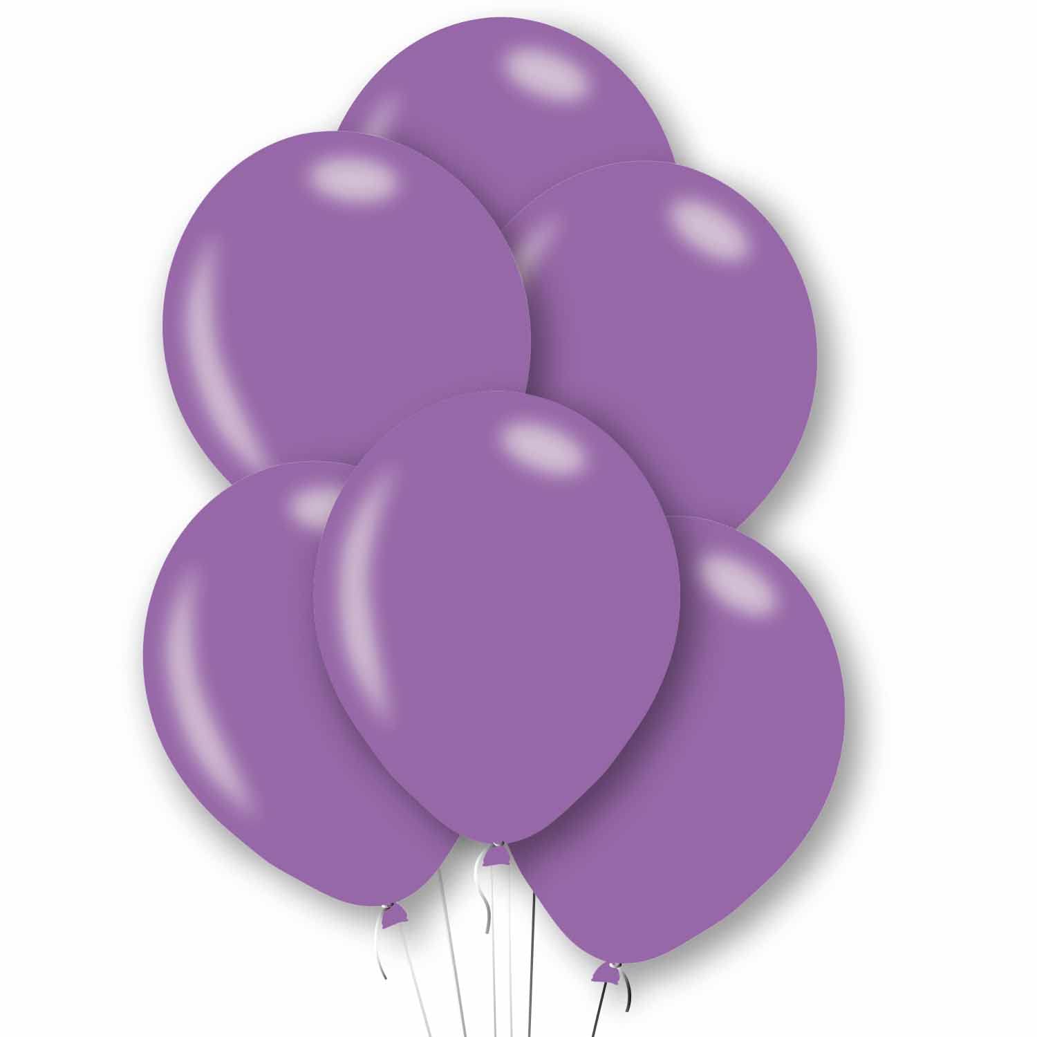 Amscan 9912748 - Purple 11" Latex Party Balloons - 10 Pack
