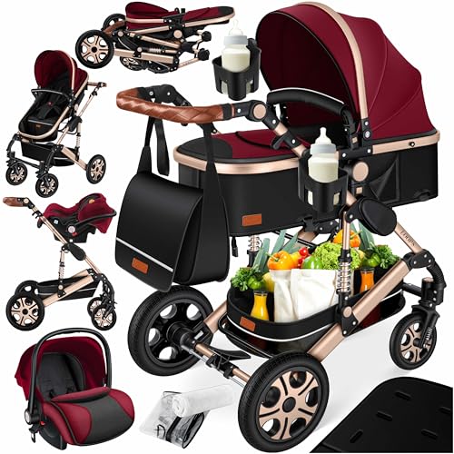 KESSER® Loops 3 in 1 Kinderwagen Kombikinderwagen