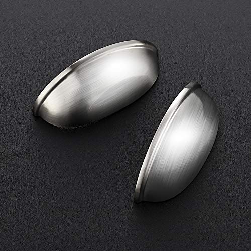 Image of Ravinte 25 Pack 3 inch Drawer Pulls Brushed Nickel Cabinet Pulls Kitchen Hardware Cabinet Handles Drawer Handles Knobs 3 inch Hole Center