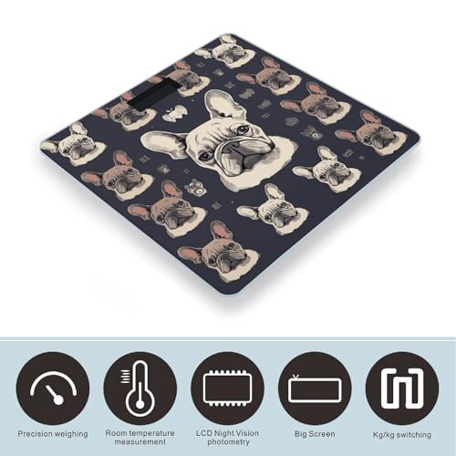 Báscula Digital para Baño LZQPOEAS, Capacidad 180 kg miniatura 3