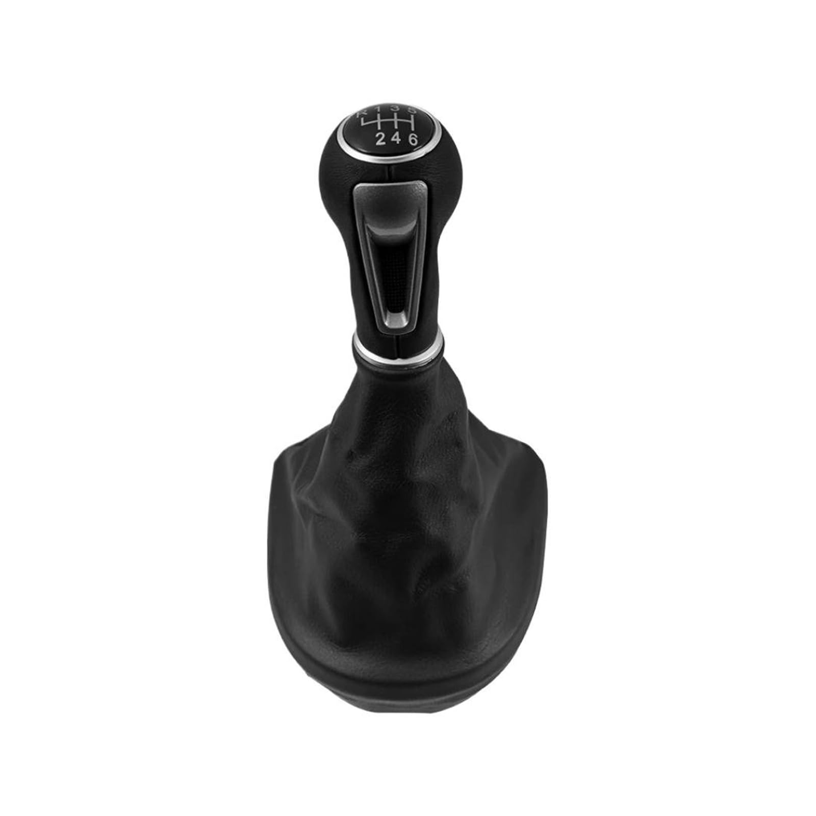 Para Seat Leon II 2005-2012 / Pomo De Calanca De Cambio Rendimiento | Plástico ABS/Cuero PU,Negro,Empuñadura Ergonómica,Sensación Cómoda,Cambio Suave