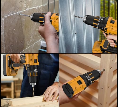 Image of MAF PRO 36V Brushless Copper Motor (BIS Approved) | Cordless drill machine with 2 Battery 5.0Ah Capacity | Heavy Duty cordless drilling machine, Powerful drill machine for wall drilling