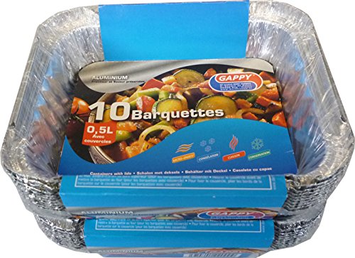 dart france 10 Barquettes Aluminium 10 0,5 L - Lot de 3 Cover
