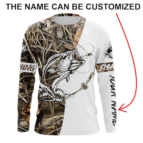 Beautiful bass Fishing Tournament UV Protection Shirt Customize Name Fishing Personalized Gift3