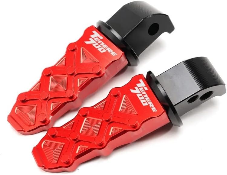 F para Yamaha para TENERE 700 2019 2020 XTZ 700 para Tenere700 última motocicleta CNC reposapiés trasero descansa reposapiés de pasajeros Y (color