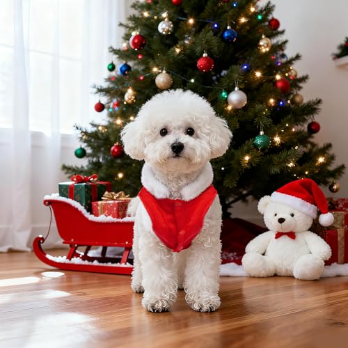 Vestido Navideño de Tul para Perros Pequeños y Gatos miniatura 5