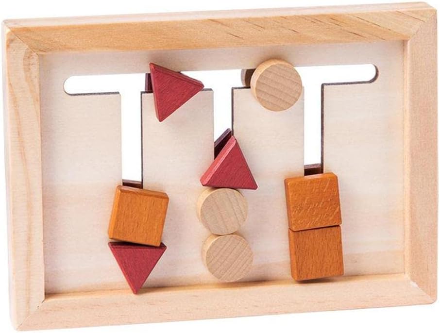 SECRET DESIRE Montessori Learning Toy Shape Matching Brain Teasers Logic Game Toys|Developmental Baby Toys