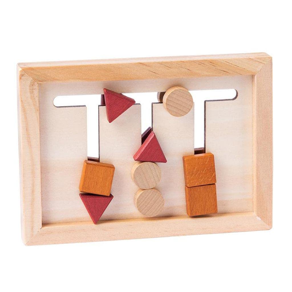 SECRET DESIRE Montessori Learning Toy Shape Matching Brain Teasers Logic Game Toys|Developmental Baby Toys