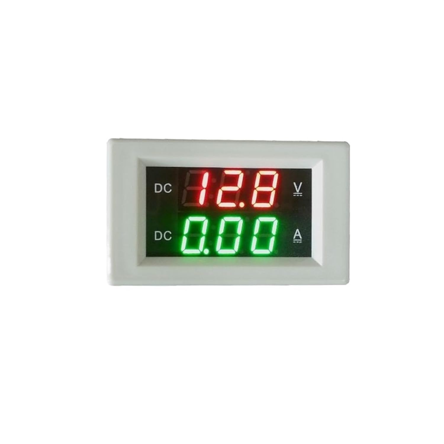 DC 50A Isolation Voltage Current Meter DC 0-100V 300V 600V LED Digital Volt Amp Panel Meter Voltage Gauge DC Ampere Meter Tester(White Cover,DC0-300V)