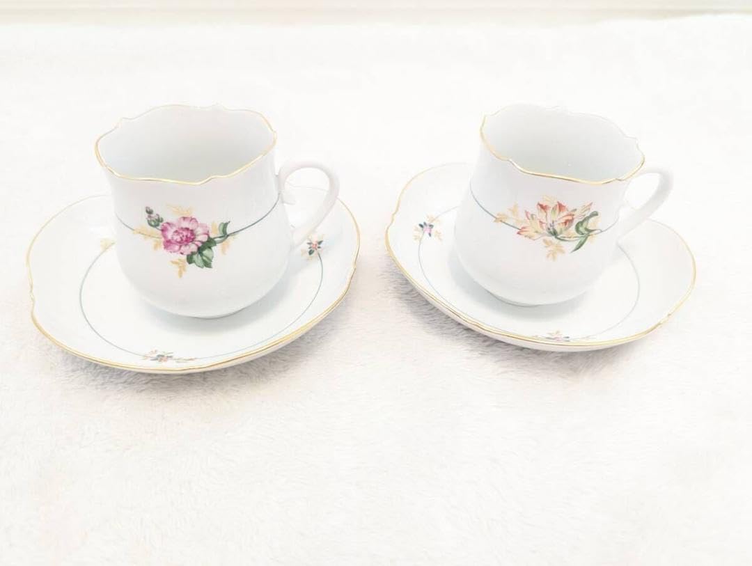 Amazon.co.jp: Meissen マイセン 500590 カップソーサー 2客セット 